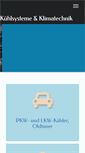 Mobile Screenshot of kuehlsysteme-klimatechnik.de